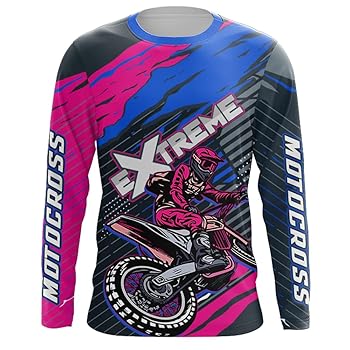 Amazon.com: Motocross Racing Jersey UPF30+ Extreme Dirt Bike